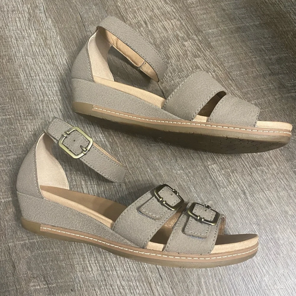 Dansko Astrid Low-Wedge Sandals - Picture 3 of 8